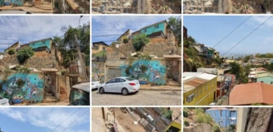 TERRENO CON CONSTRUCCIÓN EN CASCO HISTORICO DE VALPARAISO